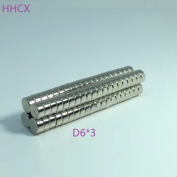 

50 100pcs/lot Disc magnet 6x3 N35 Rare Earth Magnet 6*3 Magnets 6 X 3