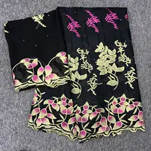 Швейцарская вуаль кружева в швейцарской последние Tissu Africain Broderie хлопок кружева ткань из Дубая высокого качества кружева 5+ 2 ярдов