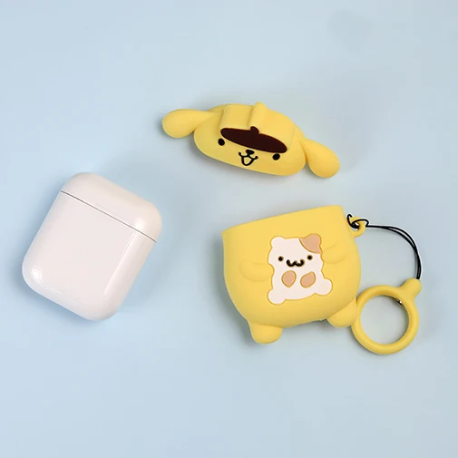 Мягкий чехол с кольцом для собаки для AirPods