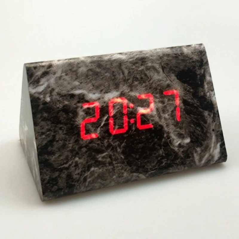 39BS Многофункциональный USB будильник с зеркалом светодиодный высокой четкости бесшумное Цифровое Отображение температуры часов ночник домашний декор x - Цвет: 39BS