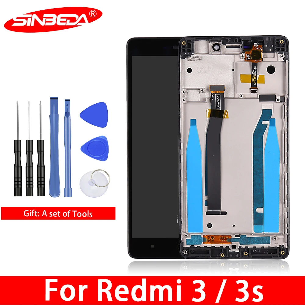 5 0 ''оригинальный для Xiaomi Redmi 3 3S ЖК-дисплей сенсорный экран в сборе с рамкой