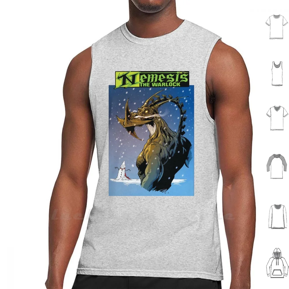 Nemesis Canotte Invernali Gilet 100% Cotone Nemesis Inverno Neve Pupazzo Di Neve