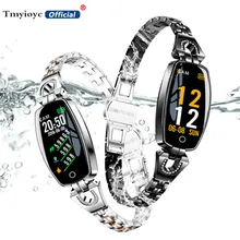 Новинка, смарт-браслет для женщин, Роскошные Смарт-часы, смарт-браслеты с сердечным ритмом, браслет для измерения артериального давления, фитнес-трекер, часы для здоровья