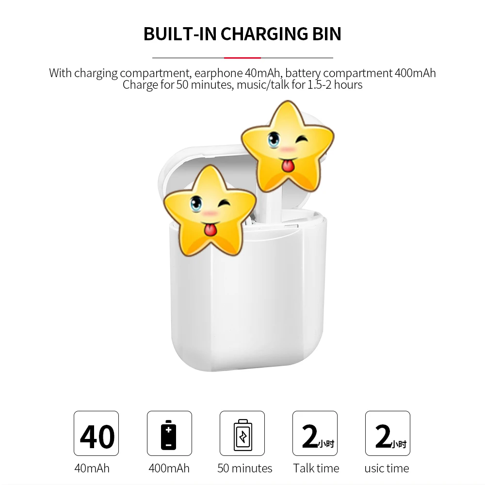 I11 TWS Bluetooth 5,0 беспроводные наушники мини наушники i7s с микрофоном для iPhone X 7 8 samsung S6 S8 Xiaomi huawei LG