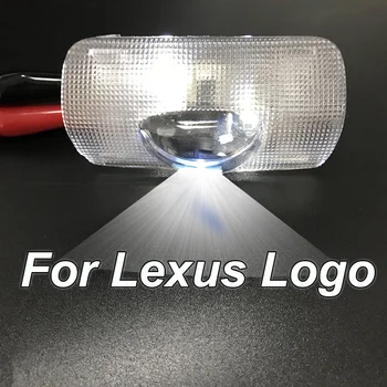 

1-10 Pair For Lexus Logo Car Door LED Light Projector Ghost Badge Shadow Light For GX LS LX IS RX ES GS Car Tunning Accessories