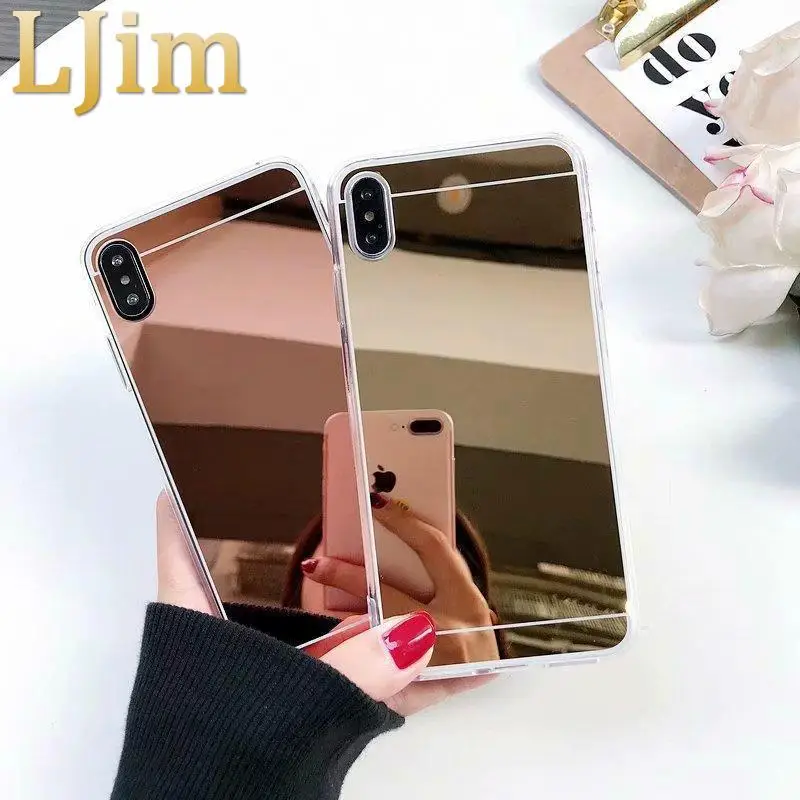 Роскошный чехол с зеркальным эффектом для iPhone 11 Pro Max 5 8 6 1 2019 мягкая задняя крышка