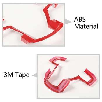

Frame Steering wheel cover Trim For Ford F150 Red Car Steering Wheel Universal