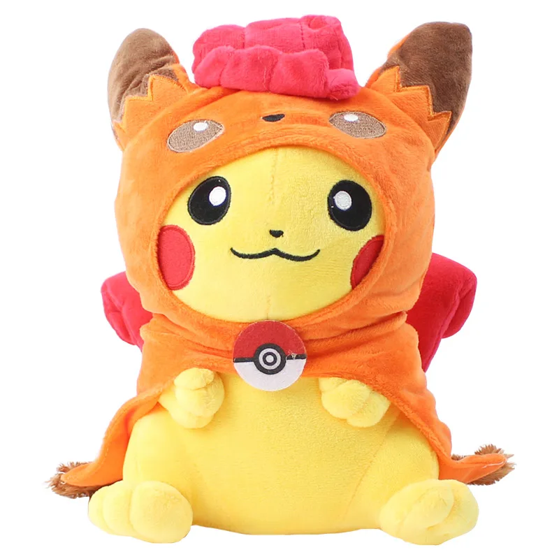 20-25 см Косплей Lucario плюшевые игрушки Мега Хо-о Delibird Gyarados Charizard Hydreigon Tyranitar мягкие куклы рождественские детские подарки - Цвет: Vulpix 20cm