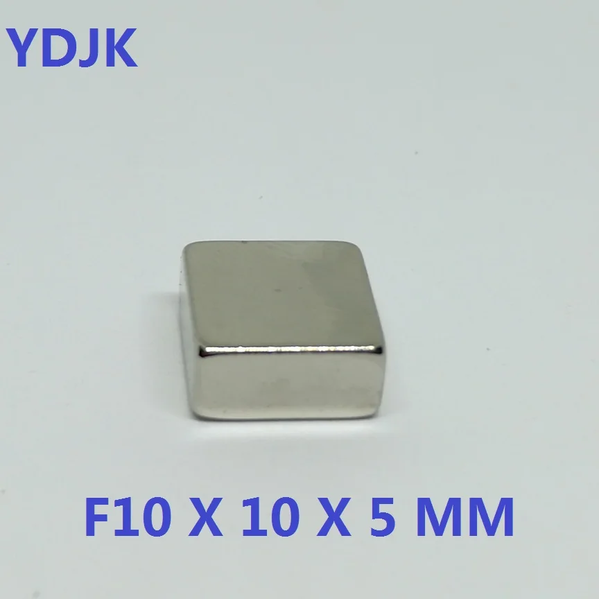 10 20 50 шт./лот N35 прямоугольный магнит 10x10x5 Магниты NdFeB (неодим железо бор 10*10*5