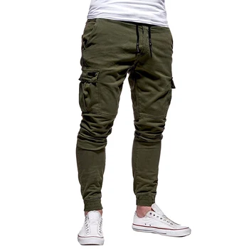 

Men Running Pants Sport Joggers Hip Hop Harem Trousers Fitness Gym Clothing With Pockets Male Leisure Casual Pants