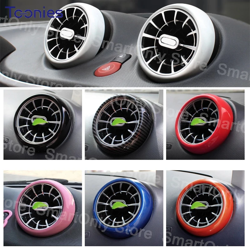 car air conditioner outlet modification For Mercedes Smart 453 Forfour Fortwo Interior modification Accessories