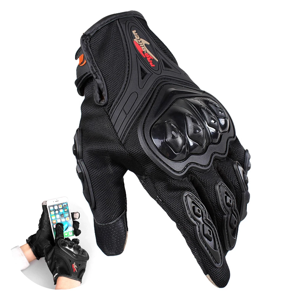

Touch Screen Gloves Full Finger Motorcycle Gloves Motocross Luvas Guantes Moto Protective Gears Glove for Triumph Aprilia Ducati