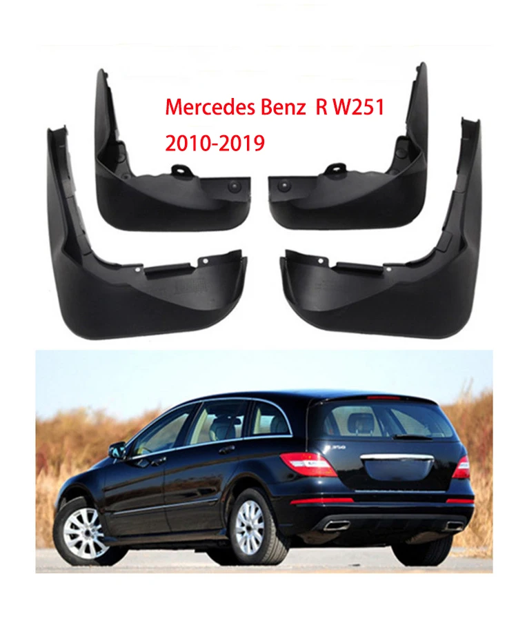 

Auto Mud Flap Splash Guard Mudguard For Mercedes Benz R W251 2010-2019 car accessories 4pcs