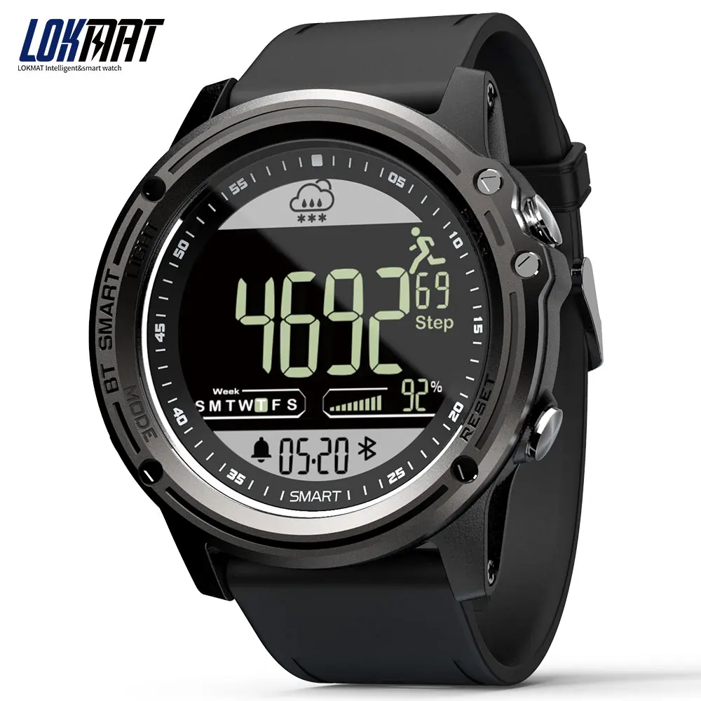 Умные часы LOKMAT MK06 с Bluetooth, установка цели, измерение расстояния, водонепроницаемый фитнес-трекер, шагомер для Android iOS