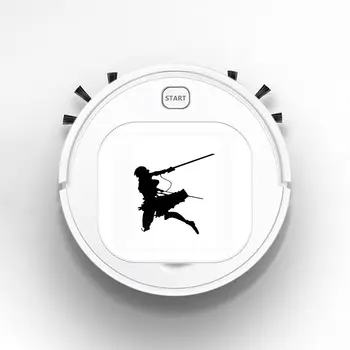 

Smart Robot Rechargeable Auto Smart Sweeping Robot Strong Suction Sweeper Vacuum Cleaner Anime Attack On Titan Annie Leonhart