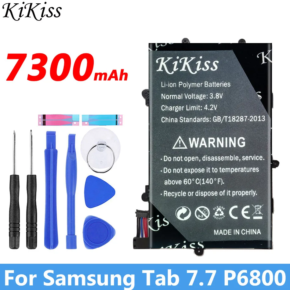 Аккумулятор kikiss 7300 мАч для Samsung GALAXY Tab 10. 0 P6800 P6810 GT SP397281A(1S2P) SP397281A 1s2p +