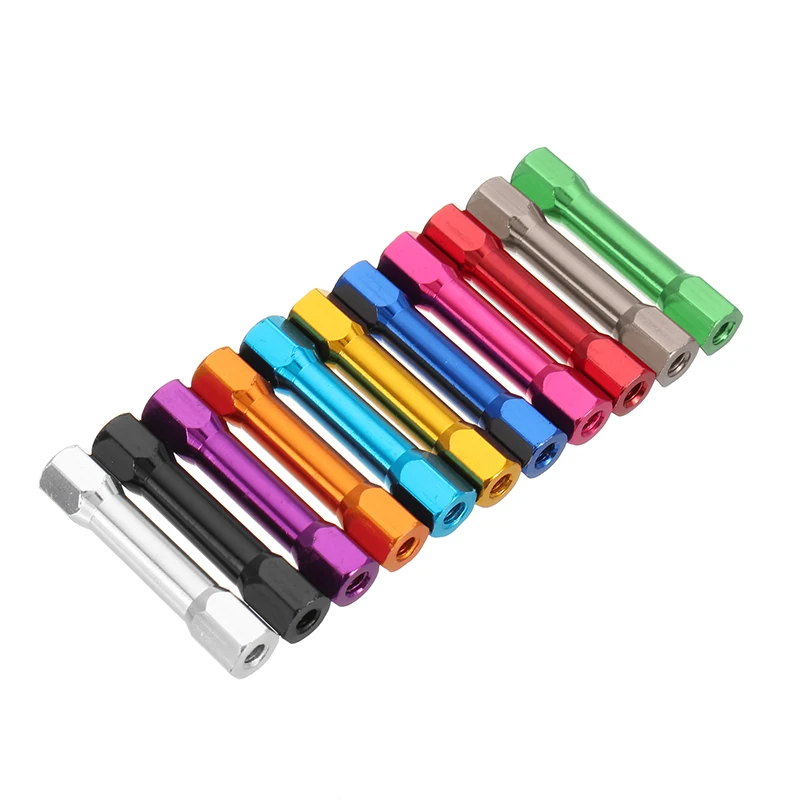 

Suleve M3AR14 10Pcs/set M3 28mm Length Hex Standoff Hexagon Studs Aluminum Alloy Multicolor for PCB