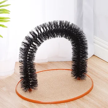 

Factory Wholesale Cat Scratching Device Cat Teaser Toy HAVO Pet Supplies Arch Thick Cat Brush Brush Petting Post
