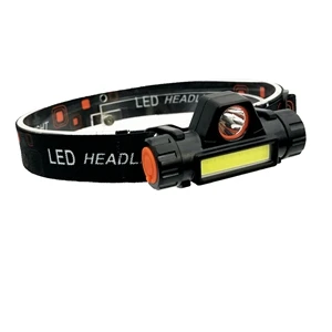 NO Zoom Headlamp MingRay USB Перезаряжаемый светодиодный налобный фонарь 3 Вт COB Высокий люмен литиевая батарея водонепроницаемый 2 луча головной светильник Головной фонарь светильник - Emitting Color: NO Zoom Headlamp