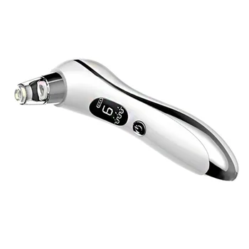 

Electric Blackhead Remover Exquisite Pore Cleanser Household Blackhead Beauty Instrument for Women Female with 6pcs Suck Head (W