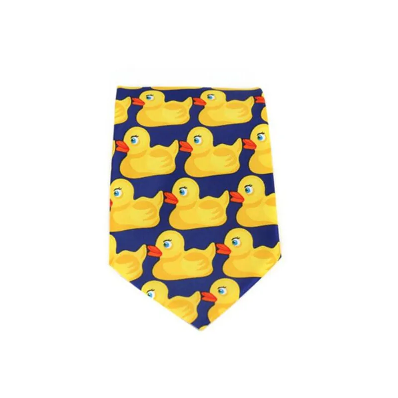 Movie How I Met Your Mother HIMYM Barney Yellow Duck Tie Costumes Accessories Funny Cartoon Tie