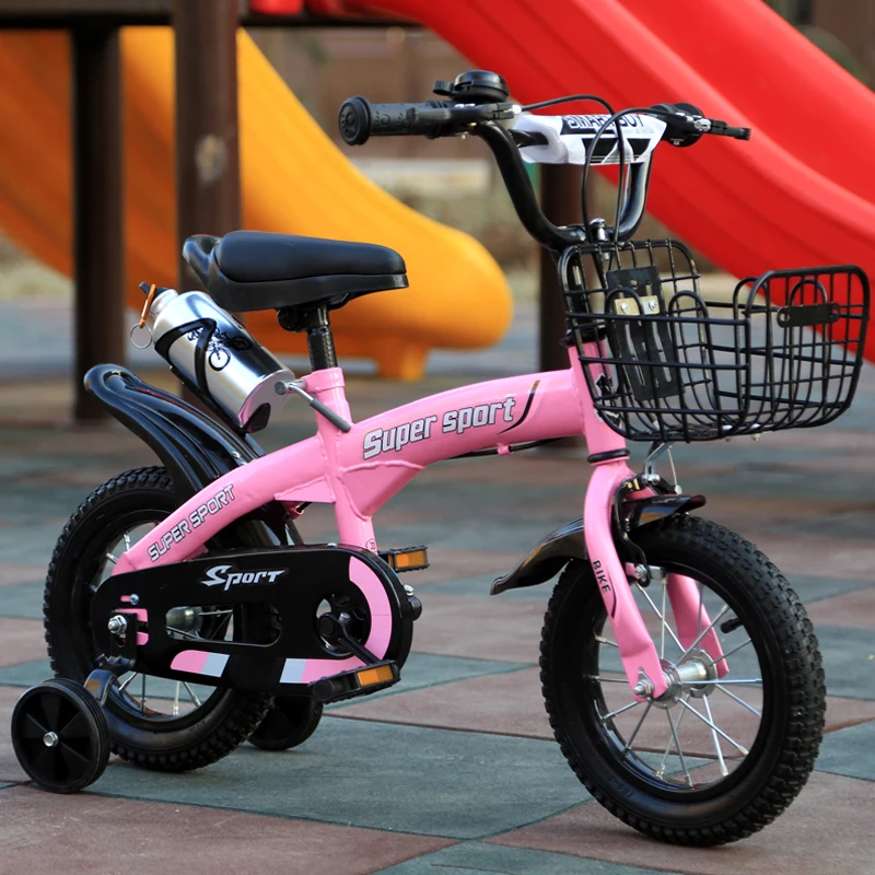 pink 18inch Детская Bicycle12/14/16/18 дюймов двухколесный велосипед для мальчиков велосипед для девочки несколько цветов на выбор, Для детей от 2 до 8 лет детский велосипед с бесплатной доставкой - Цвет: pink 18inch