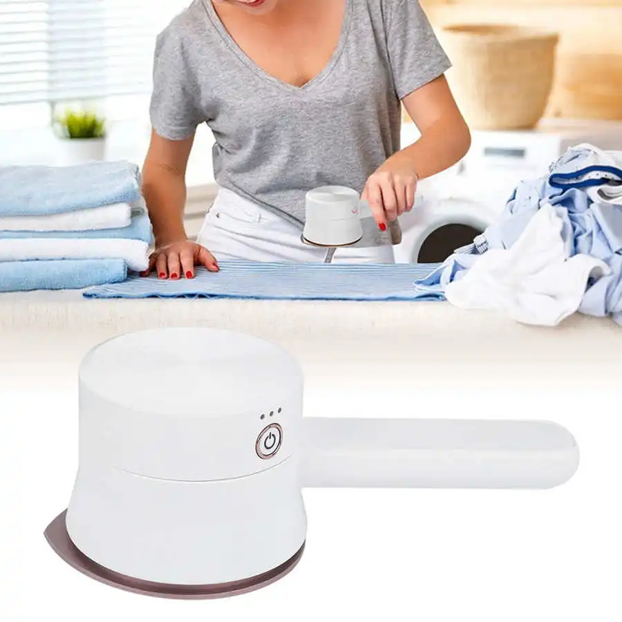 

Portable Handheld Steam Iron Handheld Electric Iron Mini Cordless Small Ironing Machine USB Rechargeable for Travel Outdoor