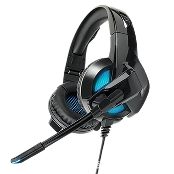 

Hot-Gaming Headset Collapsible Gaming Headset Computer Headset with Microphone, for Computers, Notebooks, Ps4