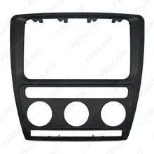 Применимая 2004-2009 Skoda Octavia видео и аудио Модифицированная рама двойной DIN аудио CD/DVD преобразования макет поверхностной рамы