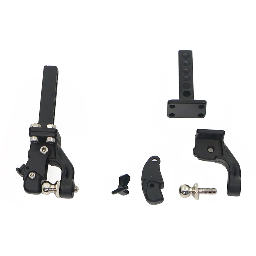 

RC Metal Trailer Hook Connector Coupler For 1/10 RC Crawler Car Traxxas TRX4 Bronco RC4WD D90 D110 Axial