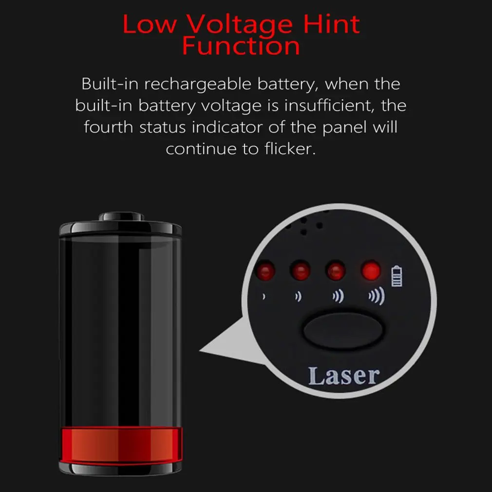 Cc308 Wireless Signal Detector Every Aspect Scanner High Sensitive Laser Detection Wireless Detector