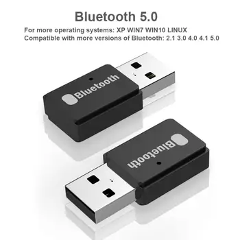 

USB Bluetooth 5.0 Audio Transmitter for PC Computer Wireless Music Adapter Audio Jack Adapter Audio Frequency Plug