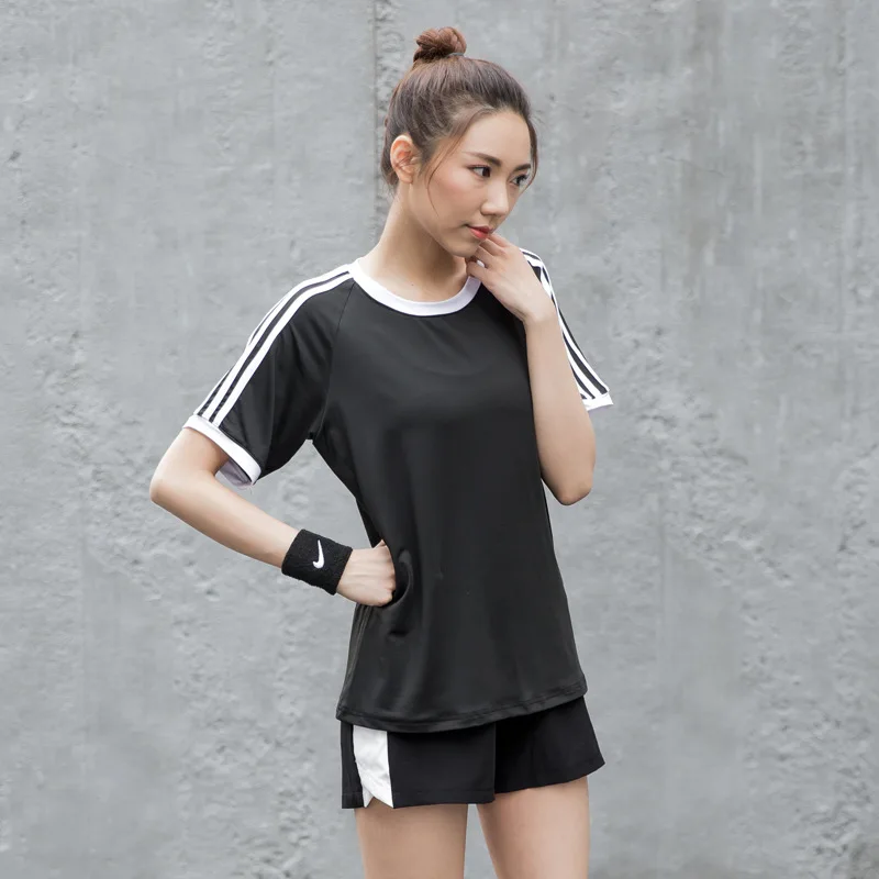 

Summer Quick-drying T-shirt Loose-Fit Breathable Slimming Fitness Suit Running Blouse Sports Coat Women's Summer Yoga Clothes Sh