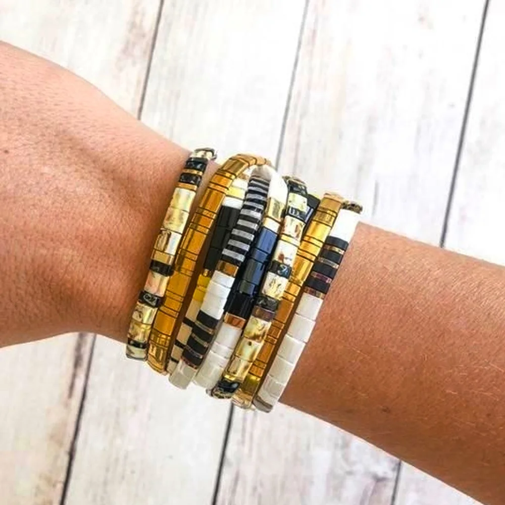 Go2boho Miyuki Tila браслеты с бусинами подарочные 2021 модные ювелирные изделия мужские