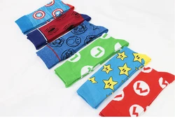 Comics Women Men New Cartoon Star Cotton Long Printed Cute Funny Mid-Calf Crew Tide Anime Harajuku Casual Calcetine Corto Hombre