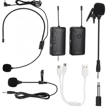 

24Bit/48KHz Professional Wireless Microphone Head-mounted Microphone Systems with Mics Audio Receiver