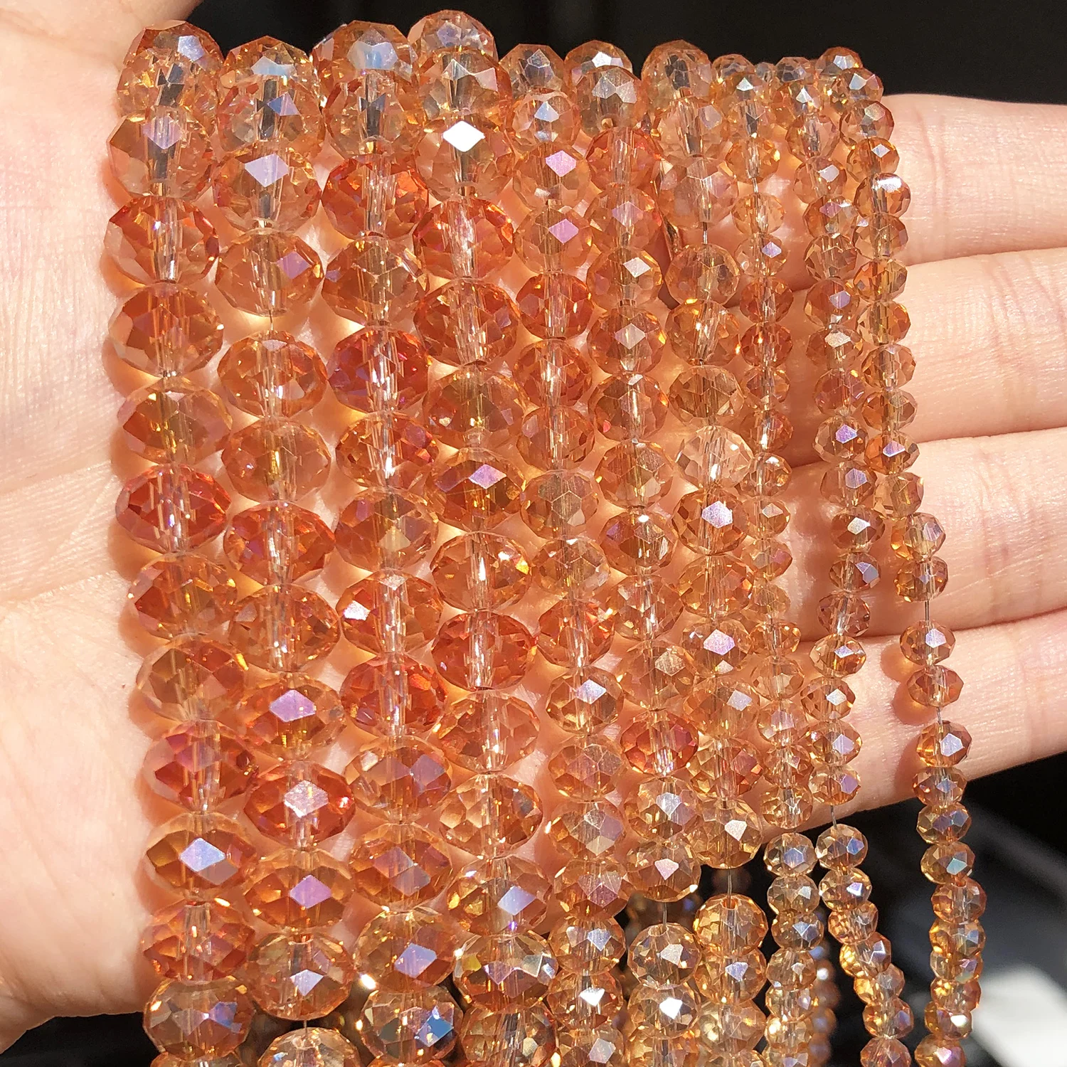 Dowarm 10mm Round Crystal Glass Beads - 50PCS Faceted Discoball Beads For Jewelry Making, Wind Chimes, Bracelets & Crafts - View #12