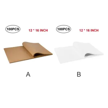 

Baking Silicone Oil Paper Barbecue Non-stick Steamer Paper Air Fryer Pad Parchment 100 Sheets