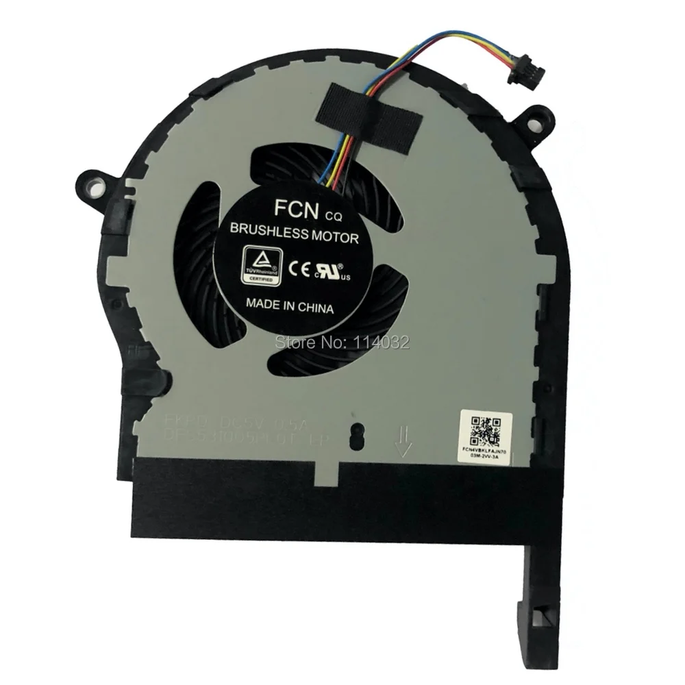 Portátil Cpu Gpu Ventiladores de Refrigeração para Asus Tuf Gaming Fx504 Fx504g Fx504ge Fx504gd Fx504gm Cooler 13nr00j0p02011 13nr00j0p01021 Fx504 - Imagem 6