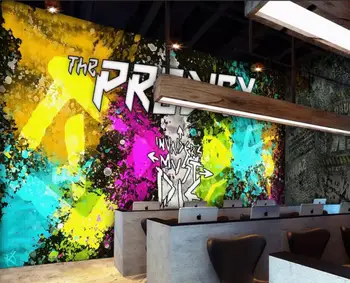 

CJSIR Custom Wallpaper Abstract Color American Retro TV Background Wall Living Room Bedroom Decoration Murals 3d Wallpaper