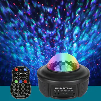 

Colorful Starry Sky Projector Blueteeth USB Voice Control Music Player LED Night Light Romantic Projection Lamp Birthday Gift