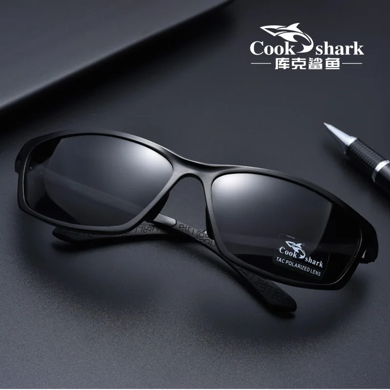 Новинка 2020 солнцезащитные очки Cook Shark мужские поляризационные водительские