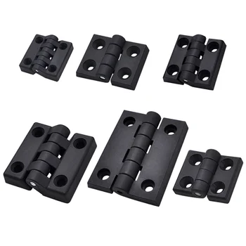 

Multi size nylon Plastic Black Butt hinge power automation equipment Cabinet wooden box furniture fittings