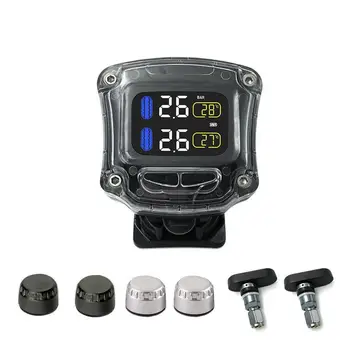 

M3-B Wireless Motorcycle Tpms Tire Pressure Monitoring System Tpms Motorcycle Tire Pressure Sensor Fast Charging
