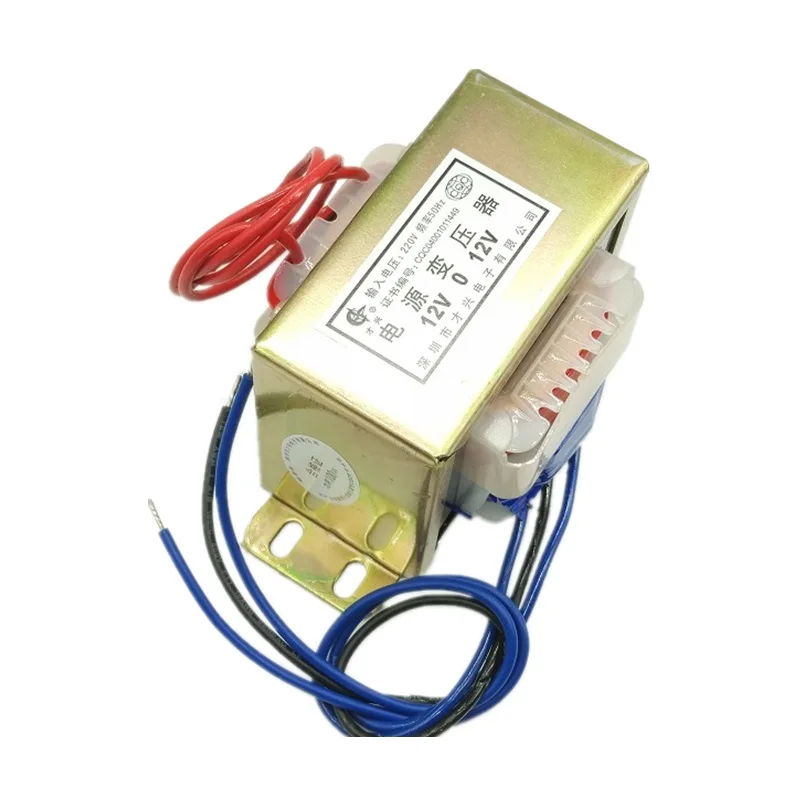 EI86-100W силовой трансформатор DB-100VA 100W 220 V-12 V* 2 двойной 12V 4A центральный кран