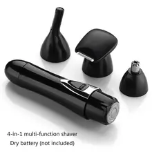 4 в 1 портативный триммер для бровей и ушей носа бороды набор электробритва многофункциональная машинка-триммер для лица 3 цвета