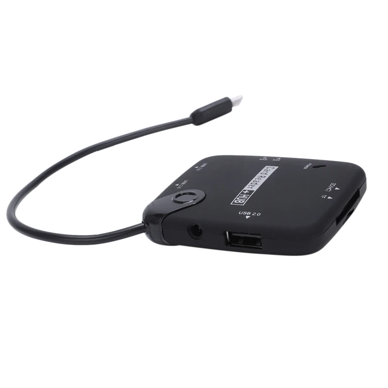 USB 2,0 порт, SD, TF, MS, M2 кардридер OTG usb-хаб Внешний USB 2,0 OTG кардридер мини-ридер мульти в 1 OTG адаптер SD(H