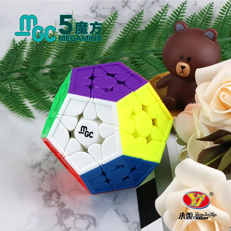 YJ Yongjun MGC Cube Magnetic Megaminxeds Magic Cube Speed Puzzle Professional 12 sides Dodecahedron Cubo Magico WCA Championship