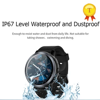 

Smart watch IP67 AMOLED 3GB 32GB LTE-4G network android 7.1 GPS heart rate tracker smart watch LEM7 for MEN 4G Phone watch