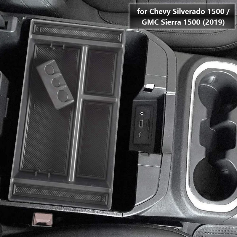Для Chevy Silverado 1500/G-MC Sierra 1500 подлокотник коробка для хранения центральная консоль Органайзер лоток G-M аксессуары 84106530